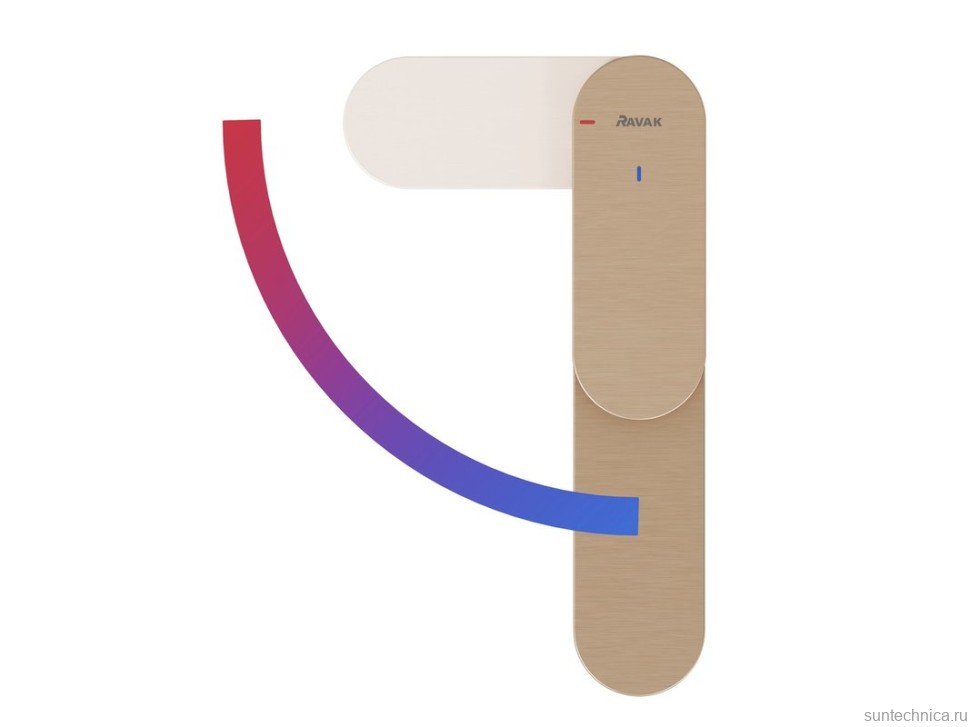 Смеситель для раковины Ravak Eleganta EL 014.61RGB BeCool, брашированное розовое золото