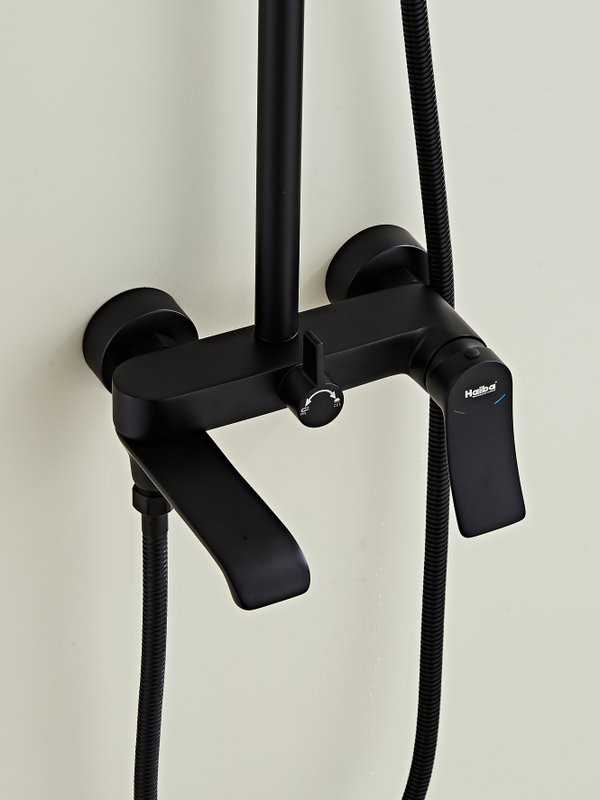 Душевая стойка Haiba HB24553-7 черная