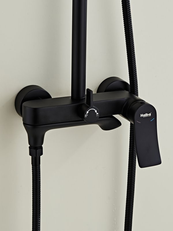 Душевая стойка Haiba HB24553-7 черная