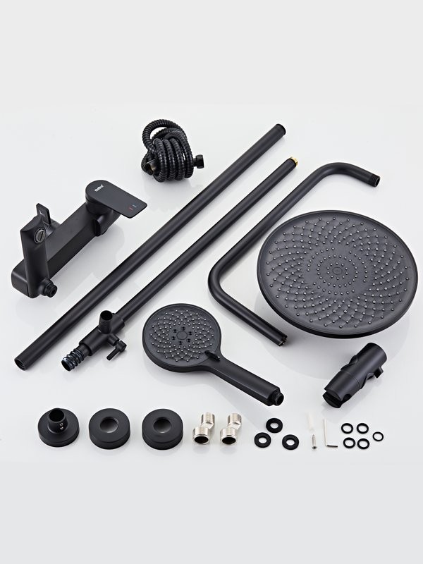 Душевая стойка Haiba HB24553-7 черная