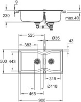Мойка кухонная Grohe K700 31658AP0