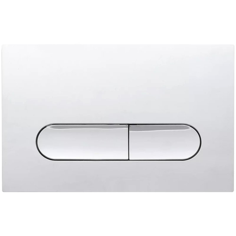 Кнопка смыва для унитаза Veconi Flush V3 пластик, цвет хром глянец