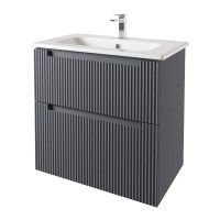 Тумба с раковиной Dreja Euphoria 80 матовый серый базальт Тумба с раковиной Dreja Euphoria 80 матовый серый базальт