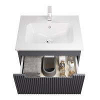 Тумба с раковиной Dreja Euphoria 80 матовый серый базальт Тумба с раковиной Dreja Euphoria 80 матовый серый базальт