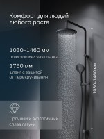 Душевая стойка AM.PM Gem F0790022 Душевая стойка AM.PM Gem F0790022