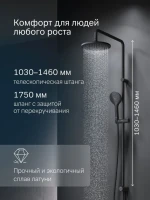 Душевая стойка AM.PM Gem F0790022 Душевая стойка AM.PM Gem F0790022