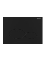 Кнопка смыва для унитаза AQUATEK KDI-0000074 АБС-пластик, цвет матовый черный