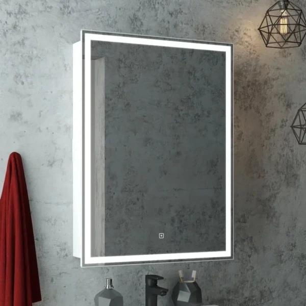 Зеркало-шкаф CONTINENT Allure R 60х80 с подсветкой
