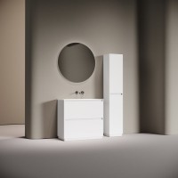 Мебель для ванной комнаты Sancos Libra Floor 90 напольный, белый глянец, раковина СN7019wx