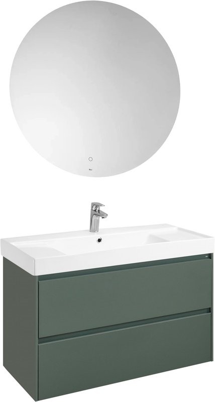 Мебель для ванной комнаты Roca Ona 100 зеленая матовая