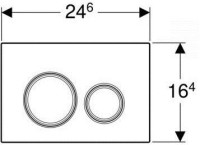 Кнопка смыва Geberit Sigma 21 115.884.SI.1