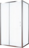 Душевой уголок Vegas Glass ZP+ZPV Tur Novo 130*80 08 10 профиль глянцевый хром, стекло сатин