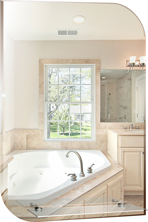 Зеркало Mixline Стиль Каприз-Люкс 49,5 фацет, с полкой