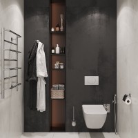 Кнопка смыва для унитаза STWORKI 230824 пластик, цвет матовый белый