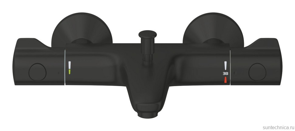 Термостат для ванны GROHE Grohtherm 800 внешнего монтажа, матовый черный (1022032430)