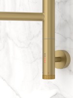 Полотенцесушитель электрический Сунержа Парео 4.0 32-0823-0978 100x50 см, скрытое подключение, золотой шелк, E-образный