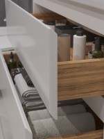 Мебель для ванной комнаты SanStar Arista 105 подвесная, глянцевая белая, раковина Элвис 105