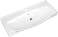 Мебель для ванной комнаты SanStar Arista 105 подвесная, глянцевая белая, раковина Элвис 105