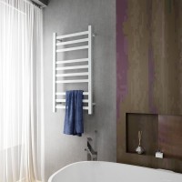 Полотенцесушитель электрический Bauedge Hotel R 50х100, белый полуматовый