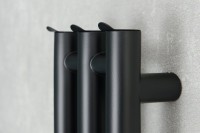 Полотенцесушитель электрический Сунержа Терция 4.0 31-0883-1506 150x15 см, подключение справа, скрытое подключение справа, матовый черный, I-образный