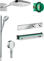 Душевой комплект Hansgrohe Raindance Select E 300 (3 jet) 26468000 + 26626000 + 27506000 + 15381000