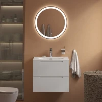 Тумба с раковиной BelBagno Etna 39 60 bianco lucido, раковина BB-8099-3-60