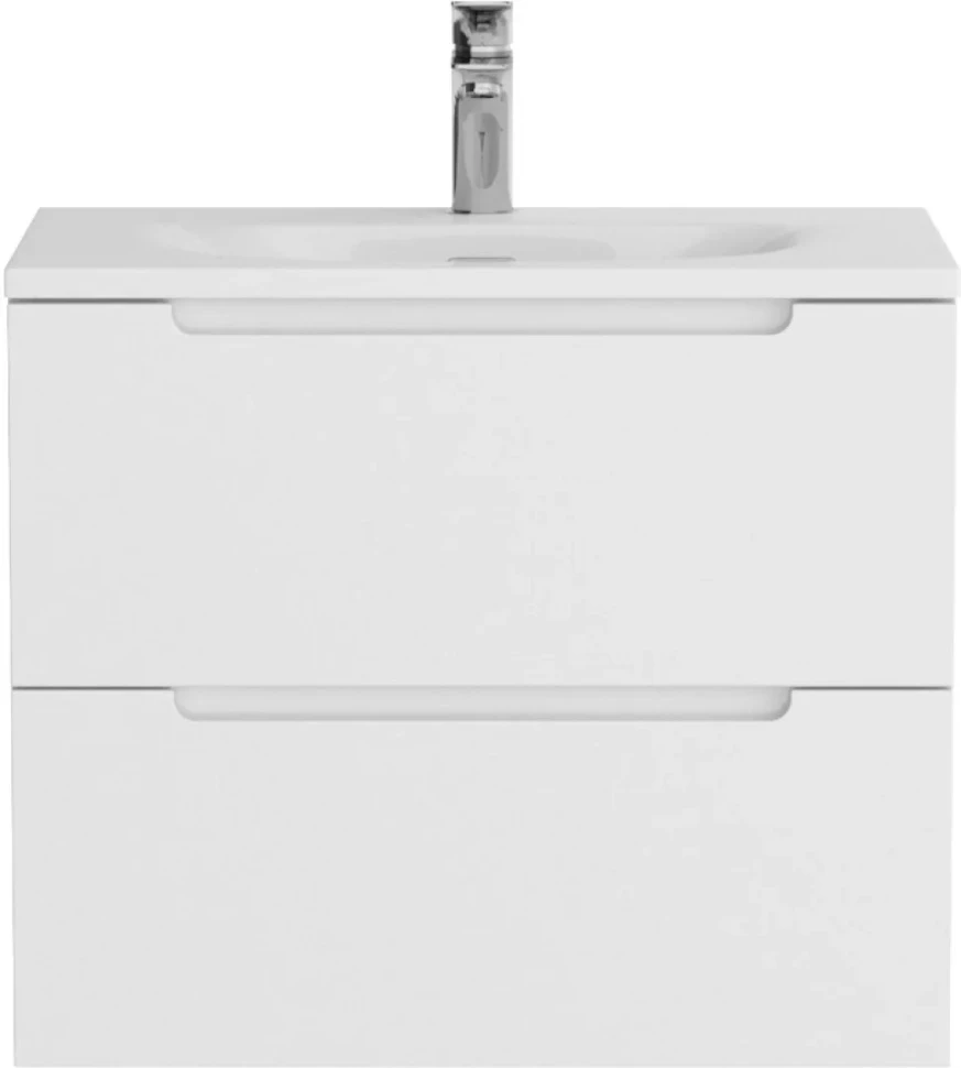 Тумба с раковиной BelBagno Etna 39 60 bianco lucido, раковина BB-8099-3-60