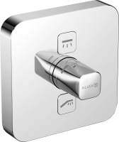 Термостатический смеситель встраиваемый Kludi Push 387110538 с внутренней частью 88011