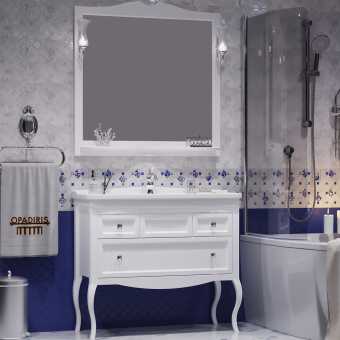 Мебель для ванной Opadiris Валери 105 белая