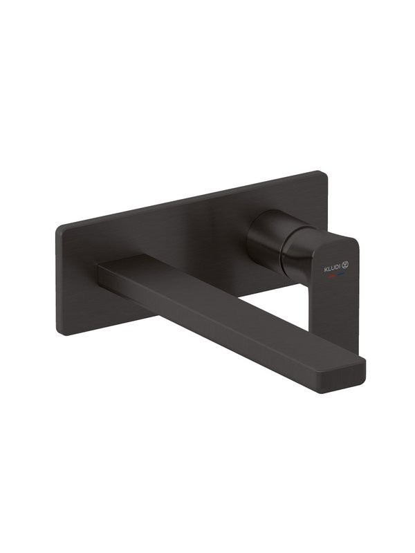Смеситель для раковины Kludi Renon 42245N275 С ВНУТРЕННЕЙ ЧАСТЬЮ, оружейная сталь PVD