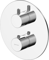 Термостатический смеситель встраиваемый WHITECROSS Y Y1236CR С ВНУТРЕННЕЙ ЧАСТЬЮ, для ванны с душем, хром
