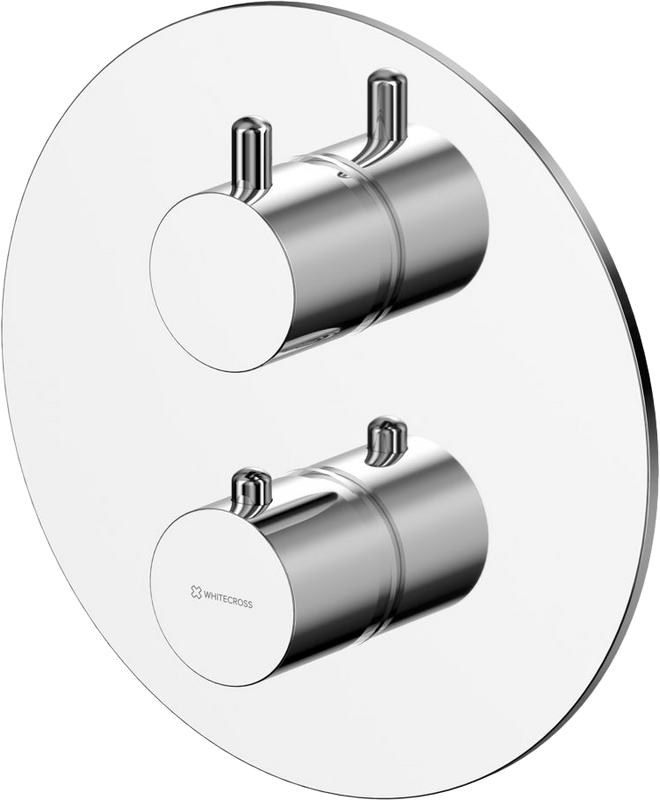Термостатический смеситель встраиваемый WHITECROSS Y Y1236CR С ВНУТРЕННЕЙ ЧАСТЬЮ, для ванны с душем, хром