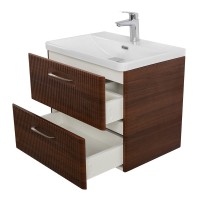 Тумба под раковину BelBagno Due 50 подвесная, noce