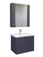 Мебель для ванной комнаты Comforty Лима 70П подвесная, антрацит