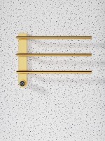 Полотенцесушитель электрический AQUAme с терморегулятором AQM3113BG Полотенцесушитель электрический AQUAme с терморегулятором AQM3113BG