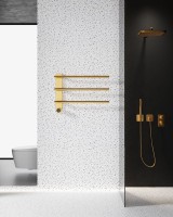 Полотенцесушитель электрический AQUAme с терморегулятором AQM3113BG Полотенцесушитель электрический AQUAme с терморегулятором AQM3113BG