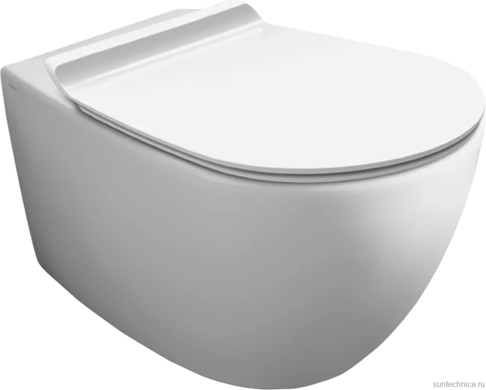 Унитаз подвесной Simas Vignoni VI18bi безободковый, с микролифтом, белый