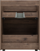 Тумба с раковиной Aquanet Токио 68 R напольная, дуб веллингтон, под стиральную машину