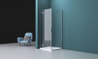 Душевой уголок BelBagno Kraft AH-12-120/100-C-Cr L
