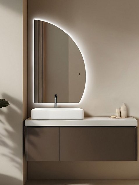 Зеркало Abber Teil AG6504SR 69х110 см, с подсветкой