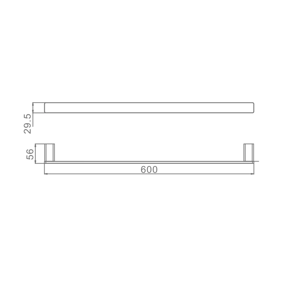 Полотенцедержатель Raglo R301.01, хром