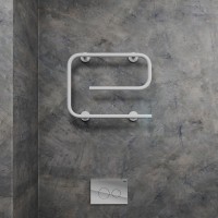 Полотенцесушитель электрический Bauedge E AF0038 53x41 белый матовый