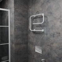 Полотенцесушитель электрический Bauedge E AF0038 53x41 белый матовый