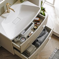 Тумба под раковину без столешницы Aqwella 5 stars Neringa 80 подвесная, морская дюна