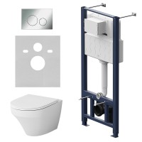 Комплект 5 в 1 AM.PM Inspire IS49051.501700 с сиденьем микролифт