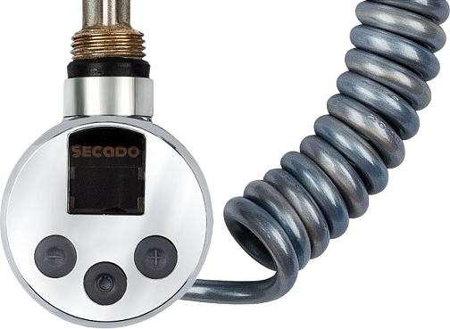 Полотенцесушитель электрический Secado Корато 1 R 85x55 см, подключение справа, хром, лесенка