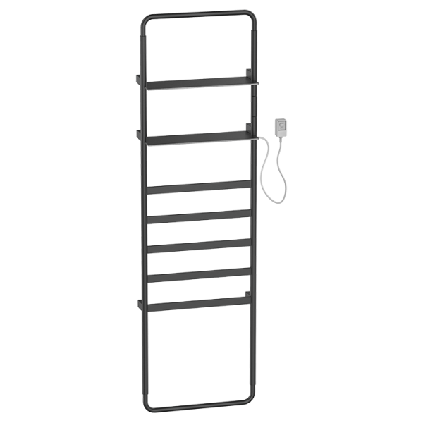Полотенцесушитель электрический Wonzon & Woghand WW-A205-MB черный матовый