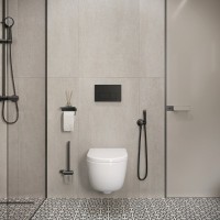 Унитаз подвесной BOCCHI V-Tondo Rimless 1417-001-0129 белый глянцевый, с микролифтом