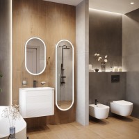 Унитаз подвесной BOCCHI V-Tondo Rimless 1417-001-0129 белый глянцевый, с микролифтом