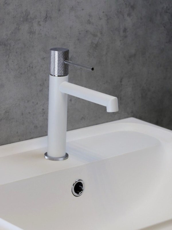 Смеситель для раковины AltroBagno Intento AltroBagnoIntento0132MW матовый белый